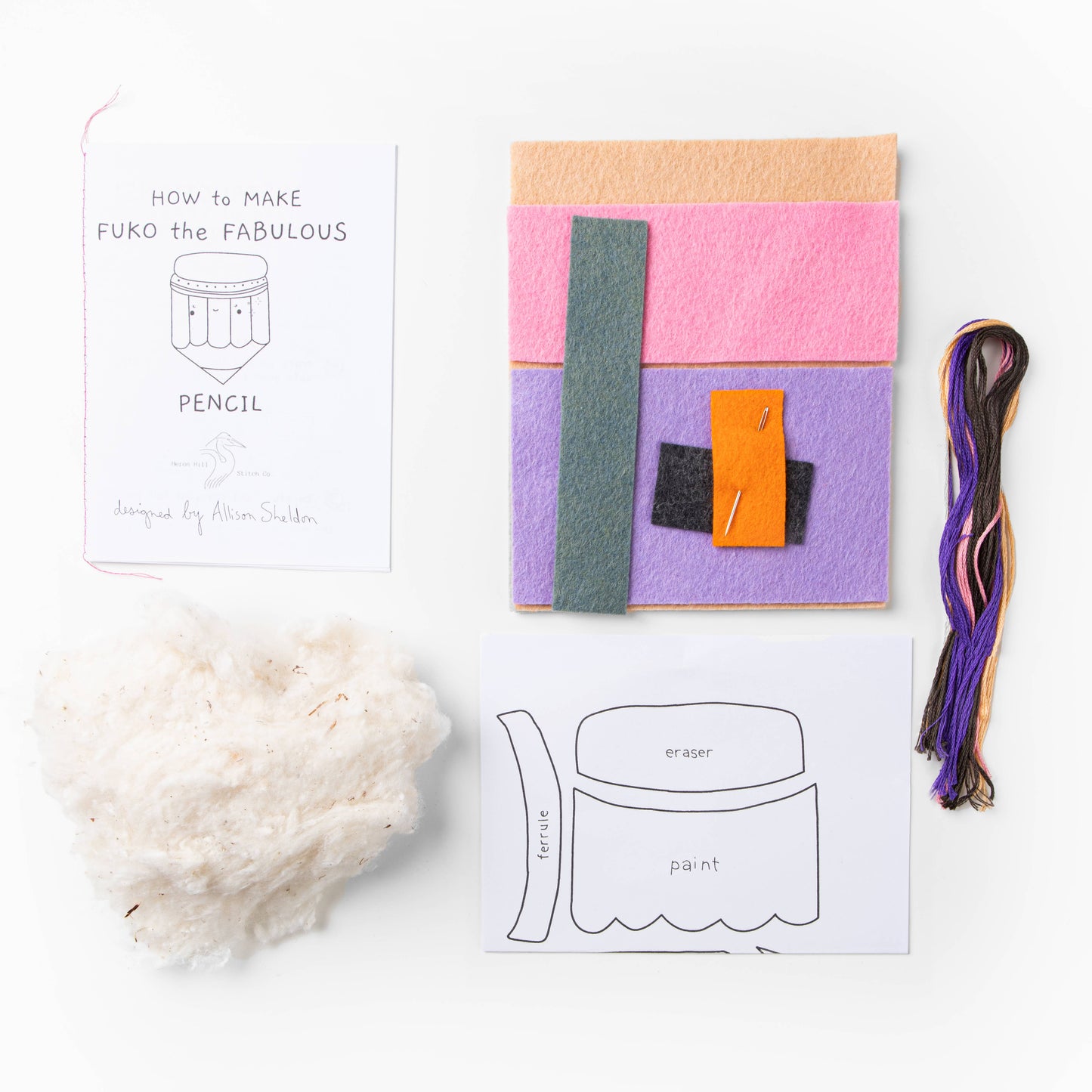 Stitch Kit - Fuko the Fabulous Pencil