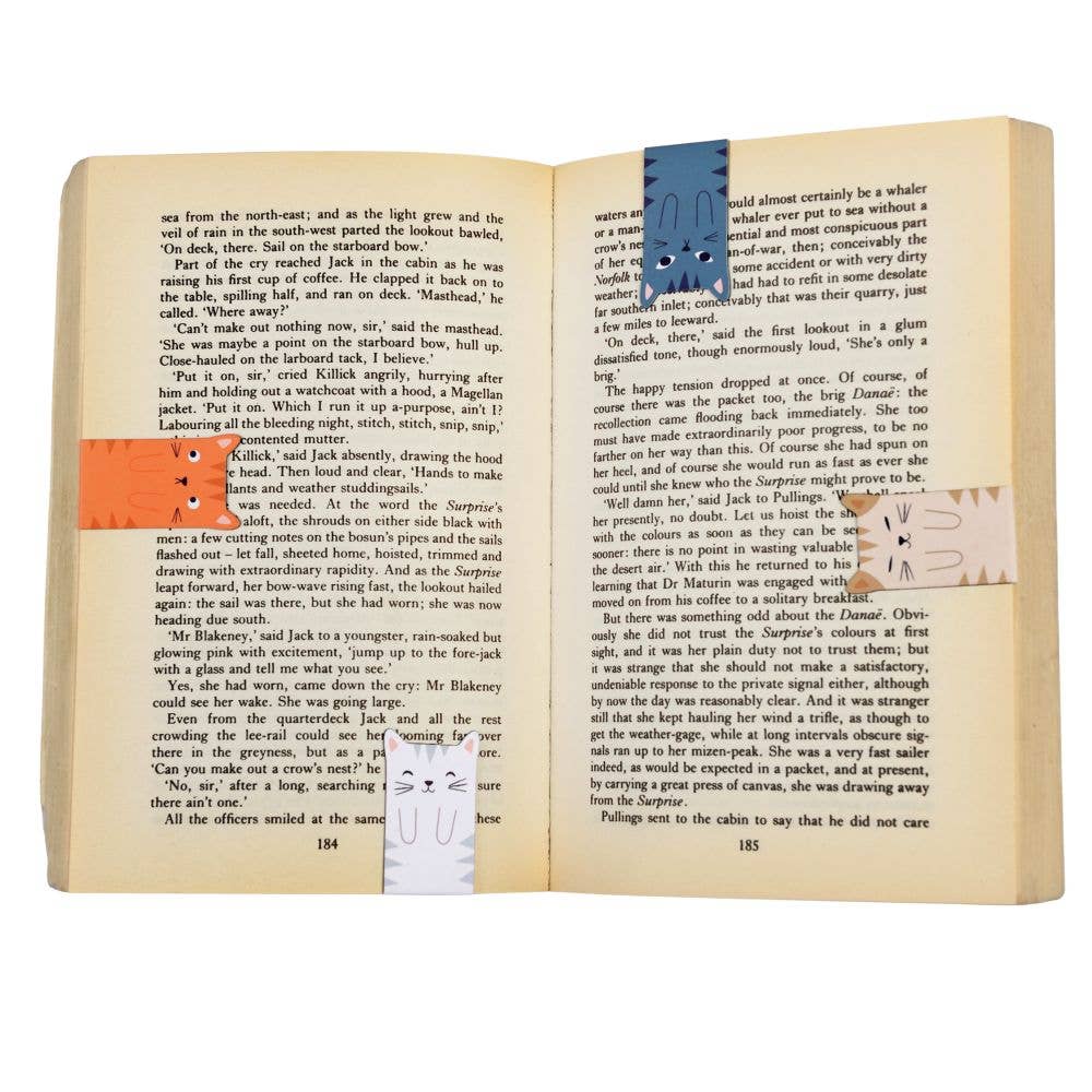 Rex London Magnet Cat Bookmarks/4
