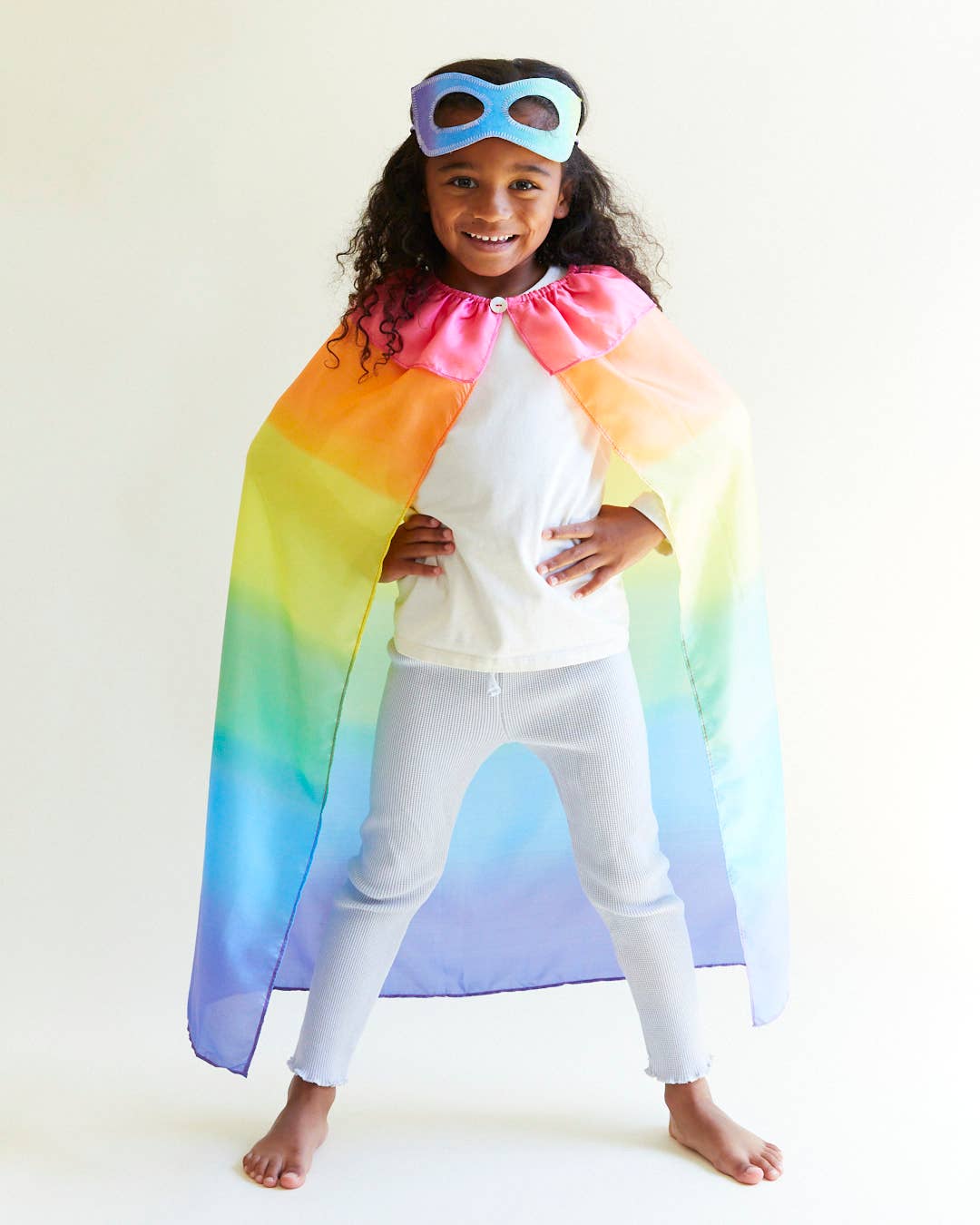 Rainbow Silk Mask