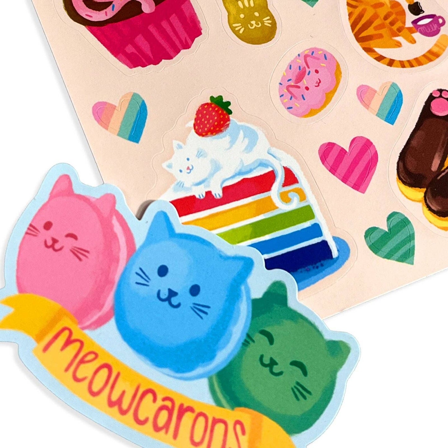 Cat Cafe - Scented stickers