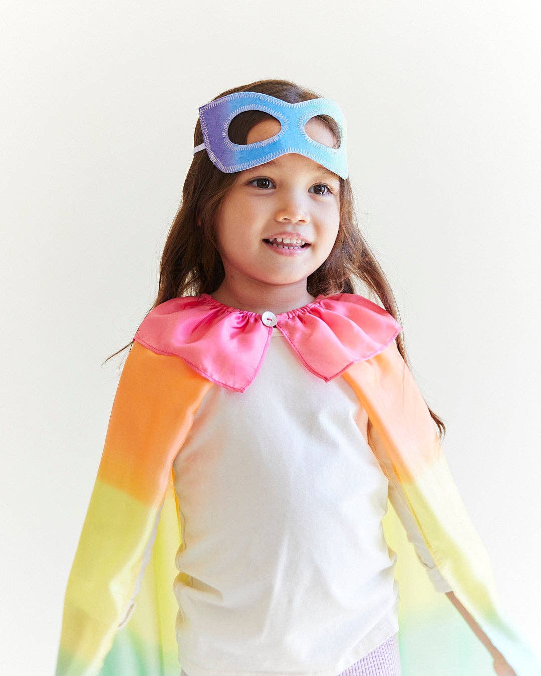 Rainbow Silk Mask