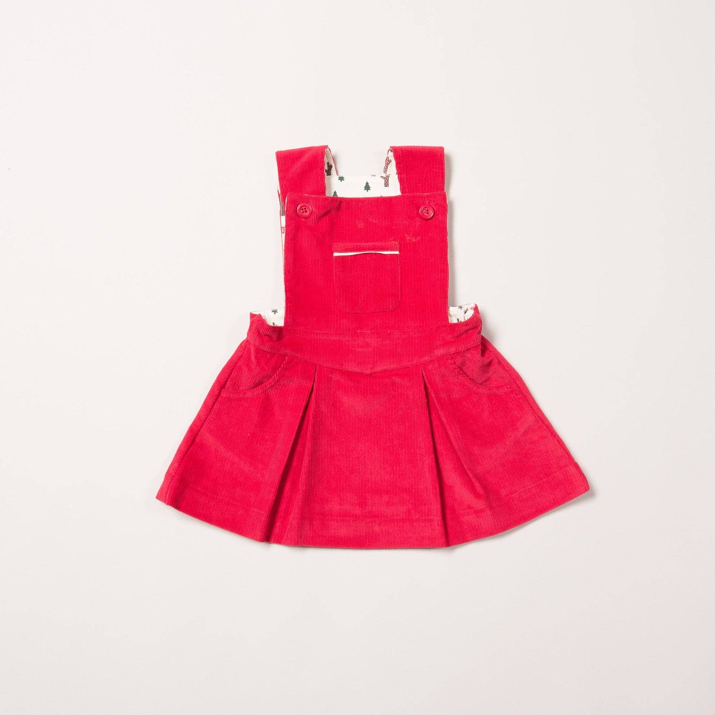 Respberry Woodland Adventure Pinafore Dress
