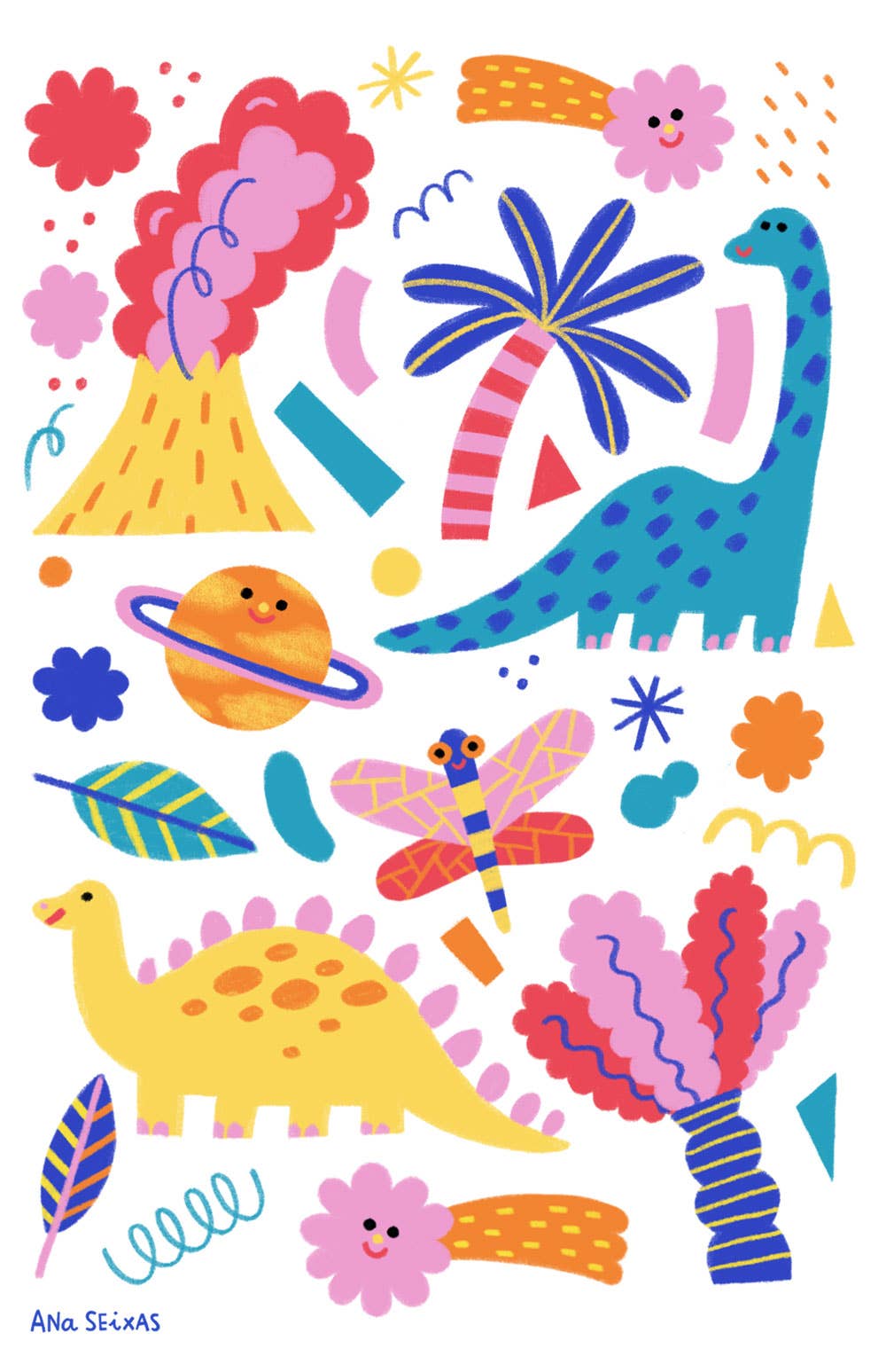 Dino Friends Temporary Tattoos
