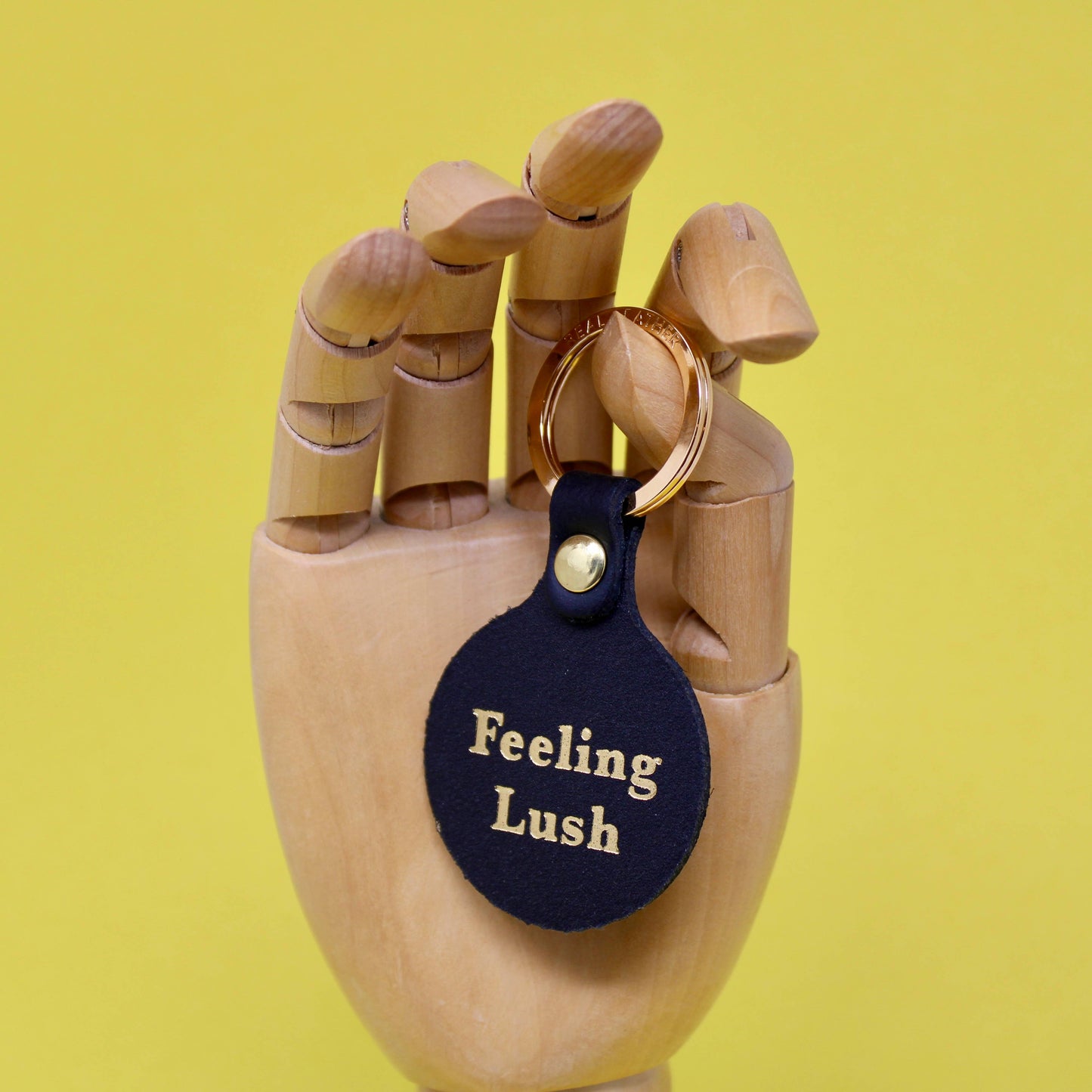 Feeling Lush Smilie Face Key Fob