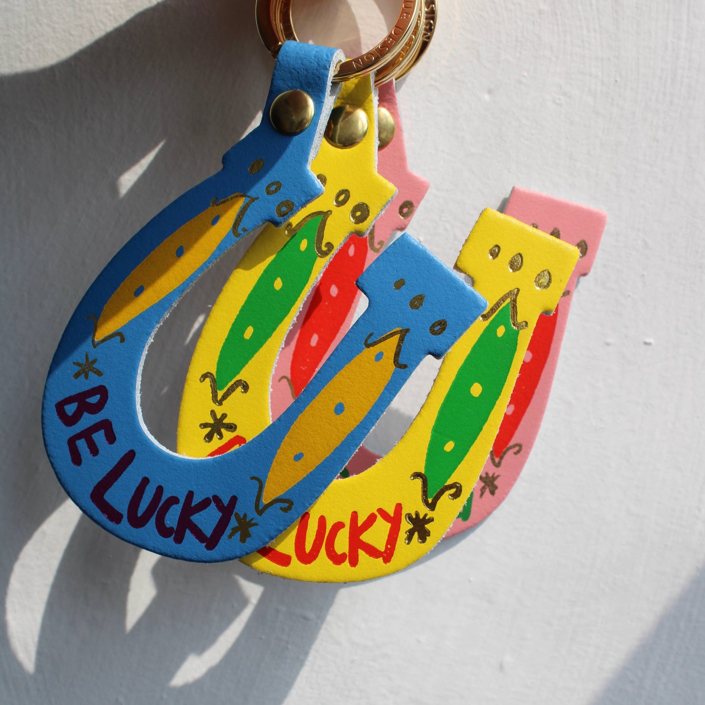 PINK Be Lucky Key Fob