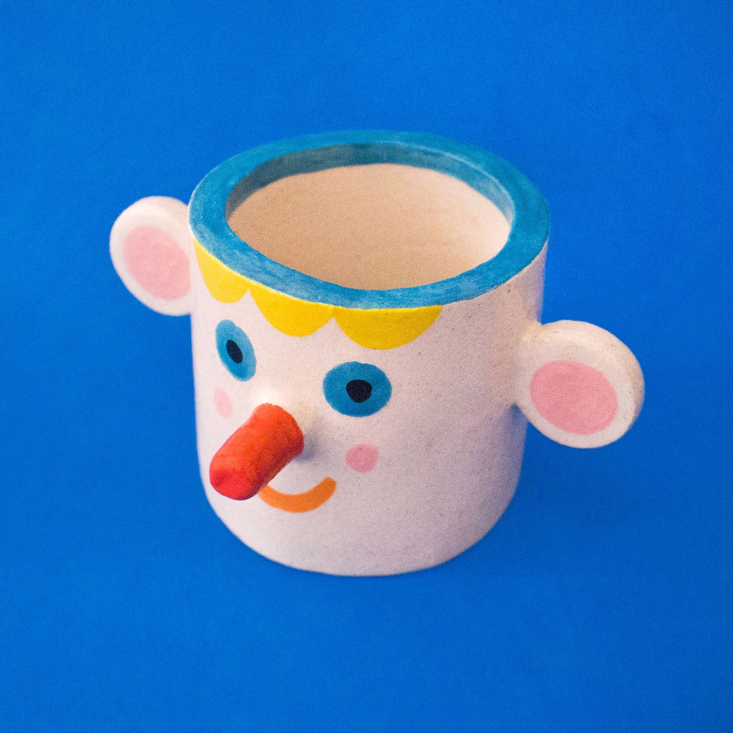 Happy Face Little Pot / Ceramic Vase