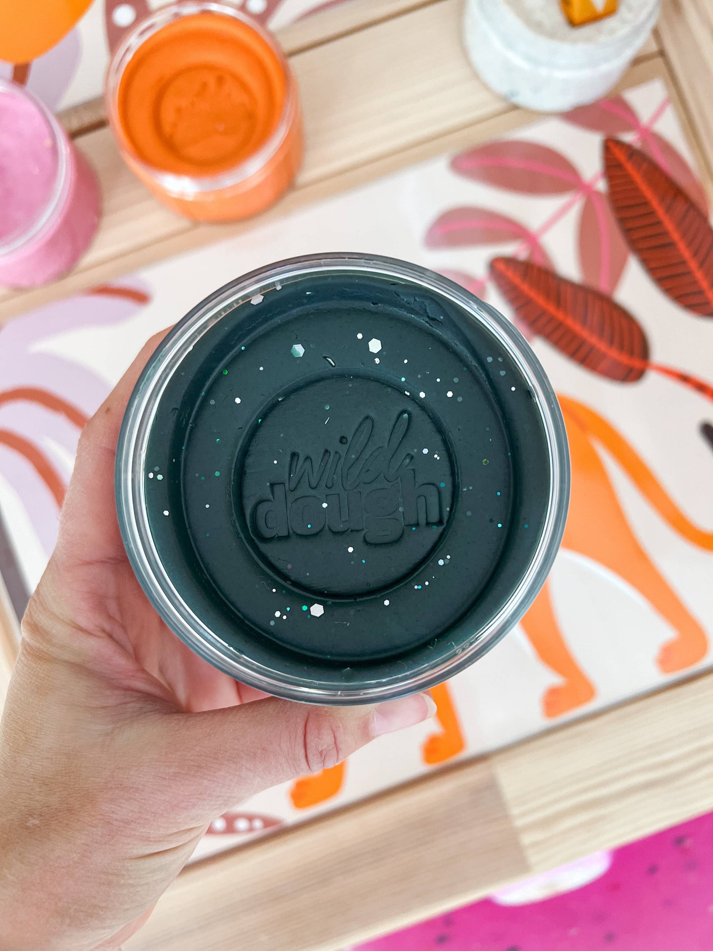 Galaxy Black Playdough - Glitter (w/s)