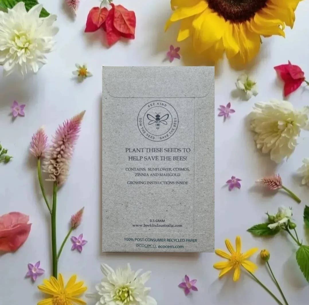 I Love You - Flower Seeds (cosmos, Zinnia, marigold, sunflower)