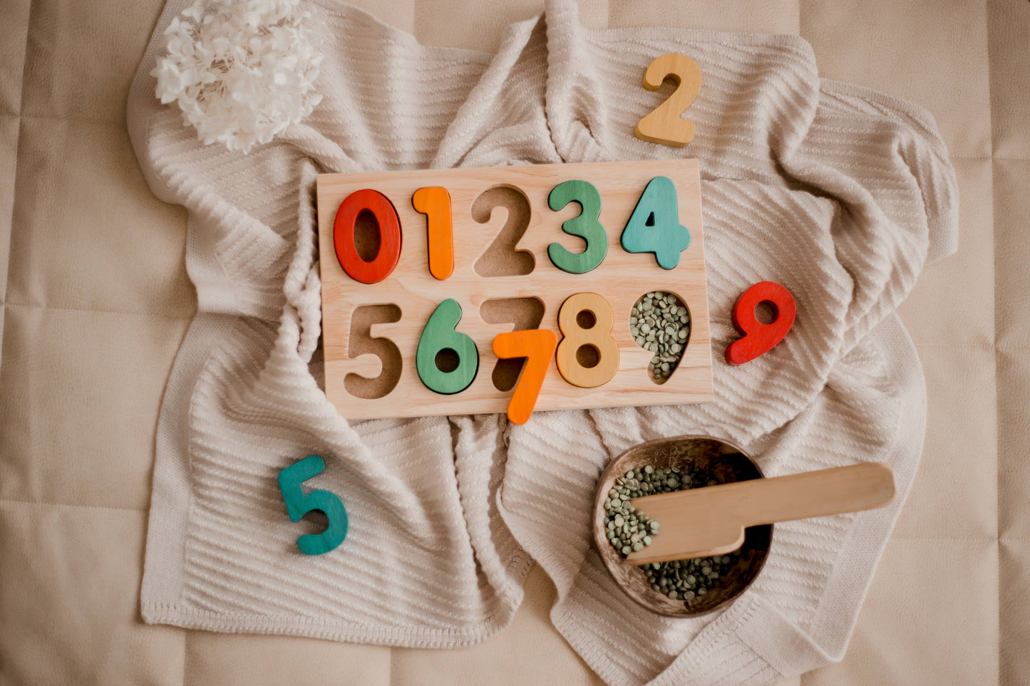Wooden Number Puzzle