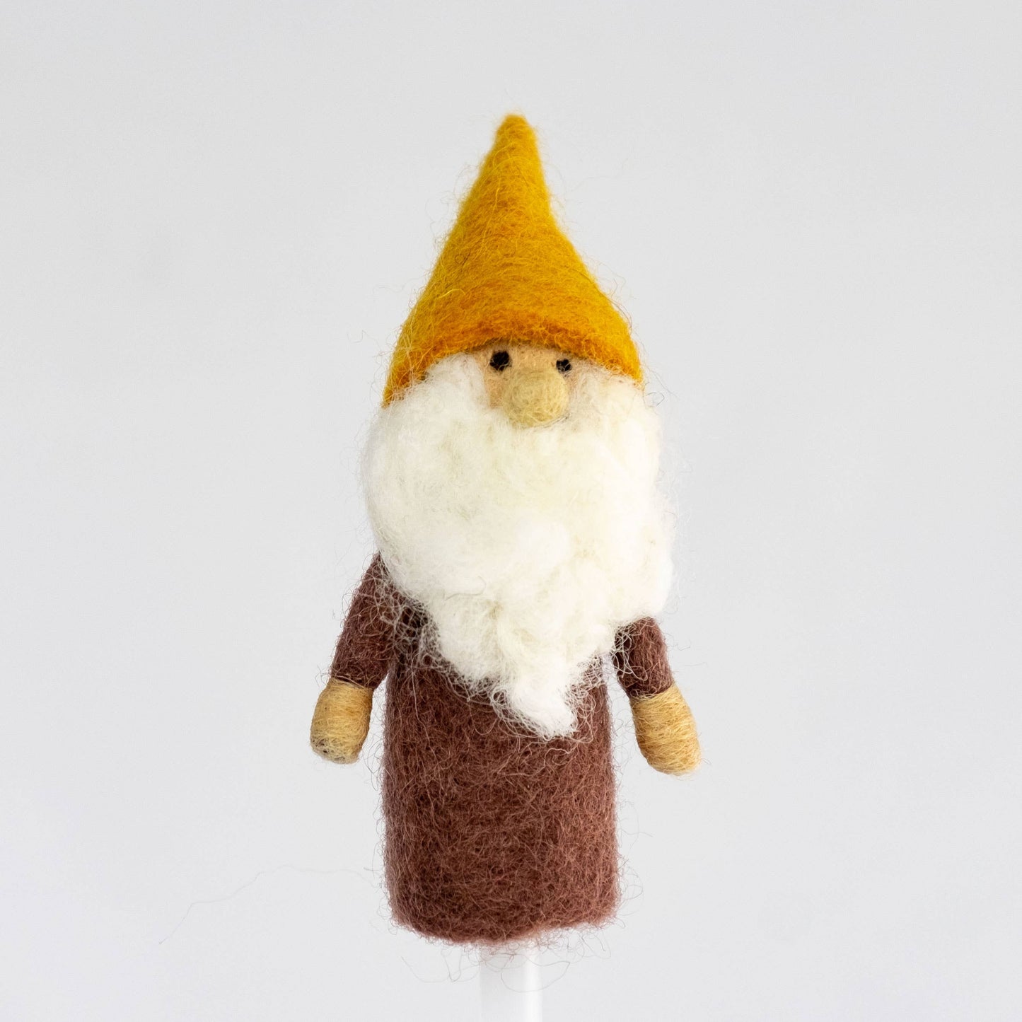 felt gnome puppet