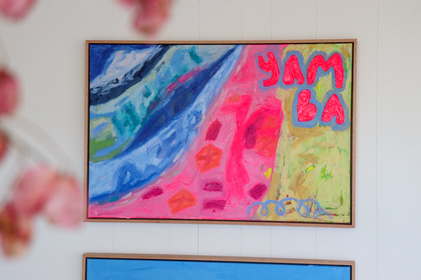 Yamba Beach - Acrylic and Oil Stick