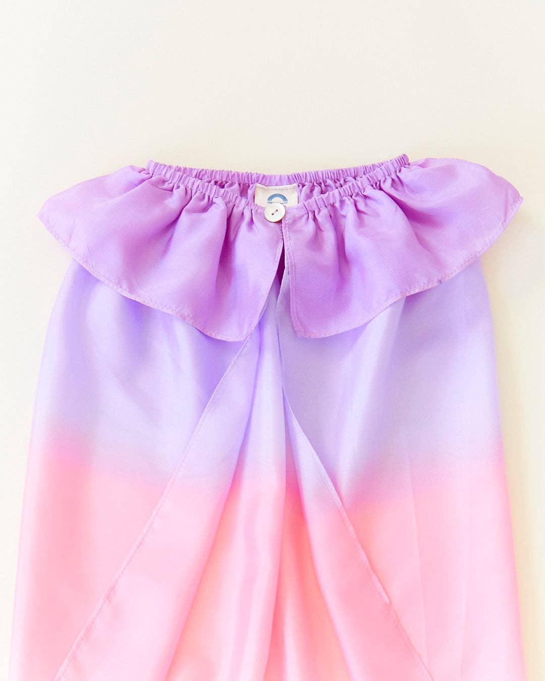 Blossom Cape - 100% Silk Pink + Purple Cape