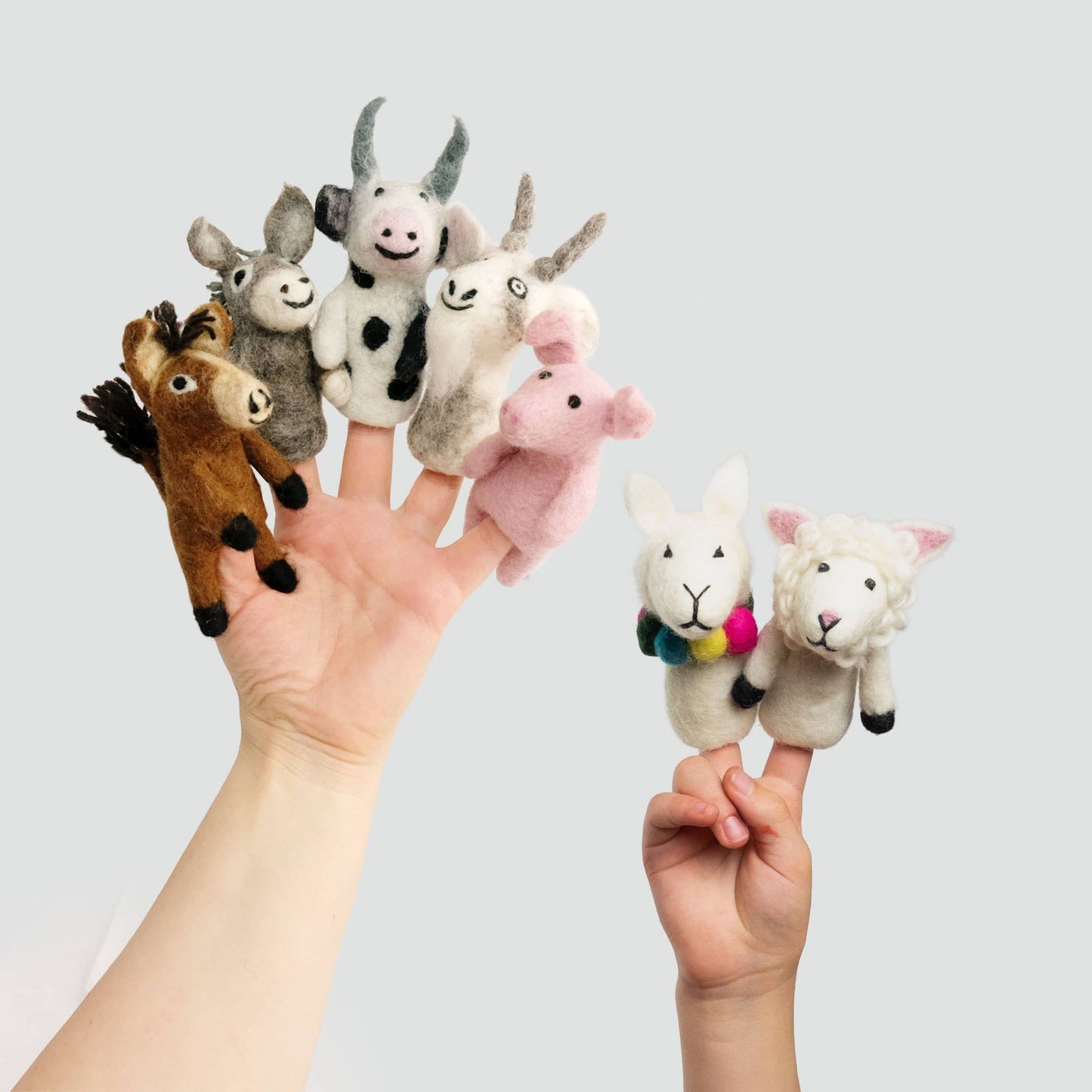 Sheep Felt Puppets