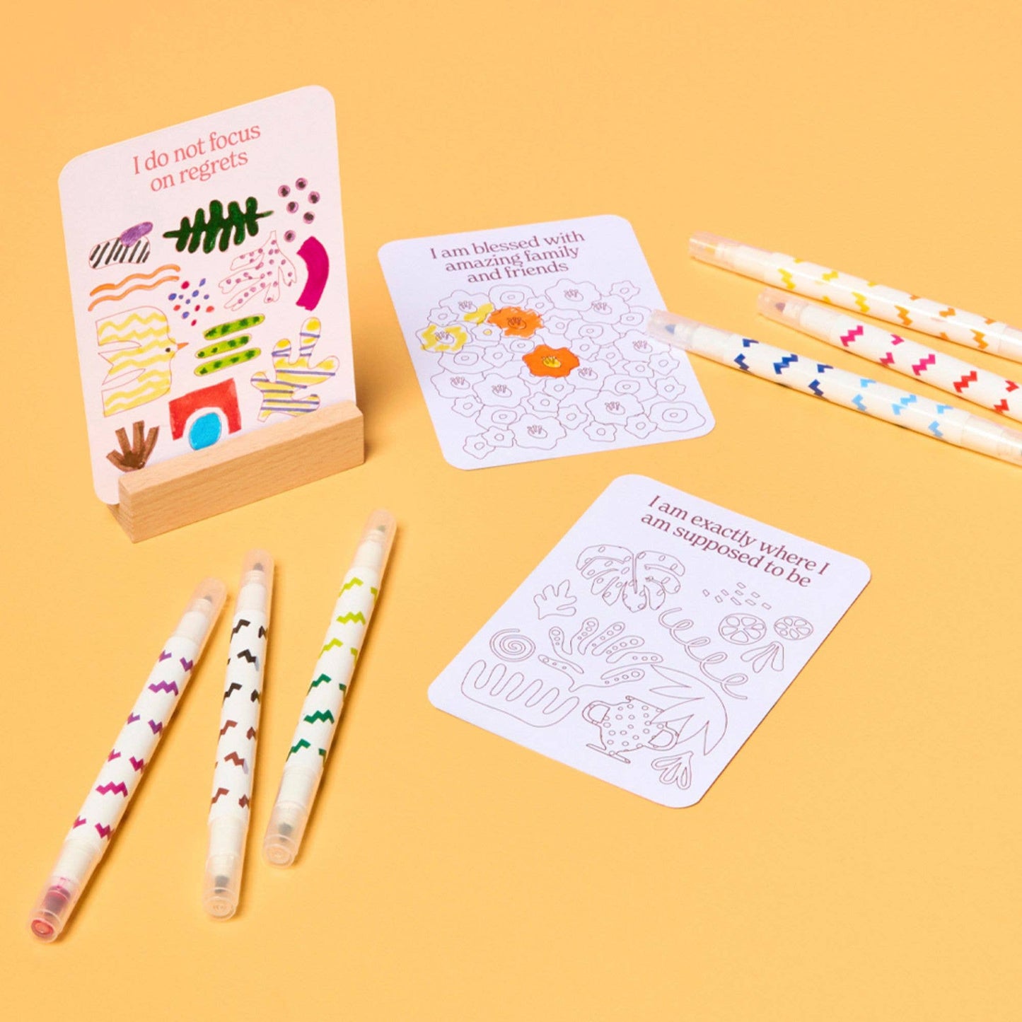 Colour Your Own Affirmation Cards
