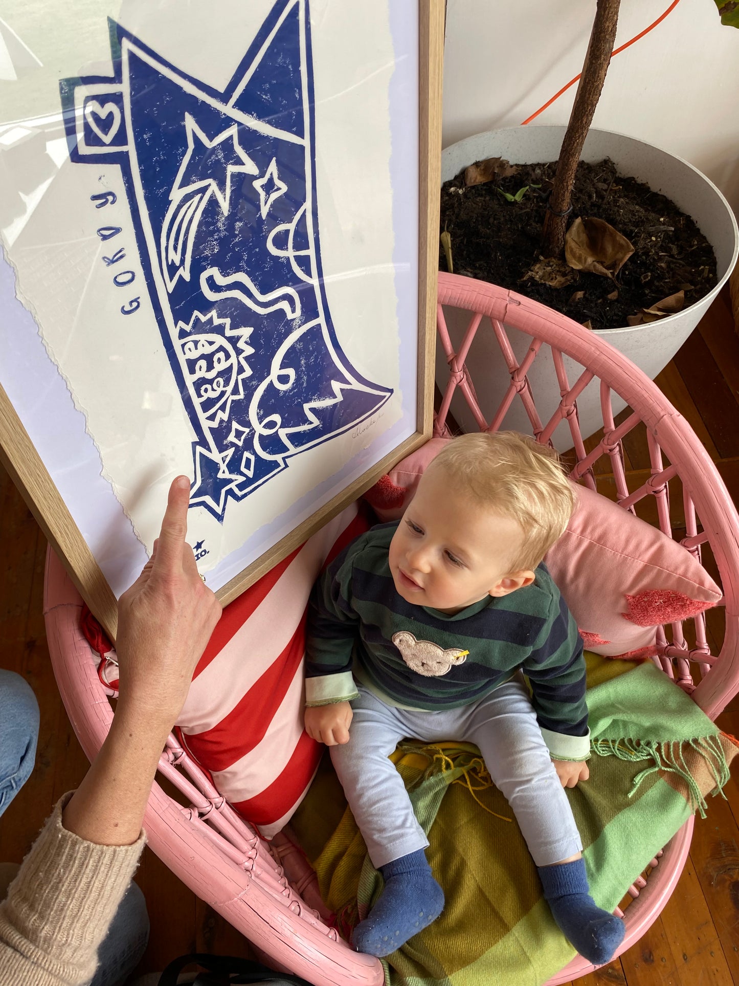 Cowboy and Cowgirl Boot prints - hand printed