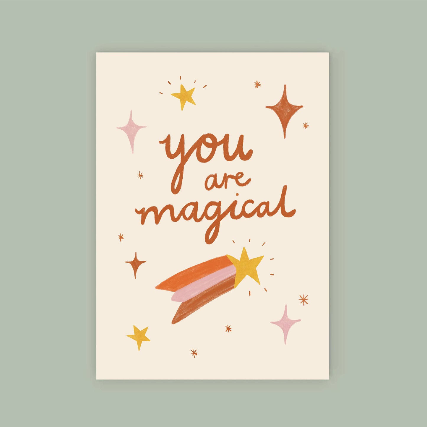 You Are Magical Card - Friend Positivity Love Valentine's