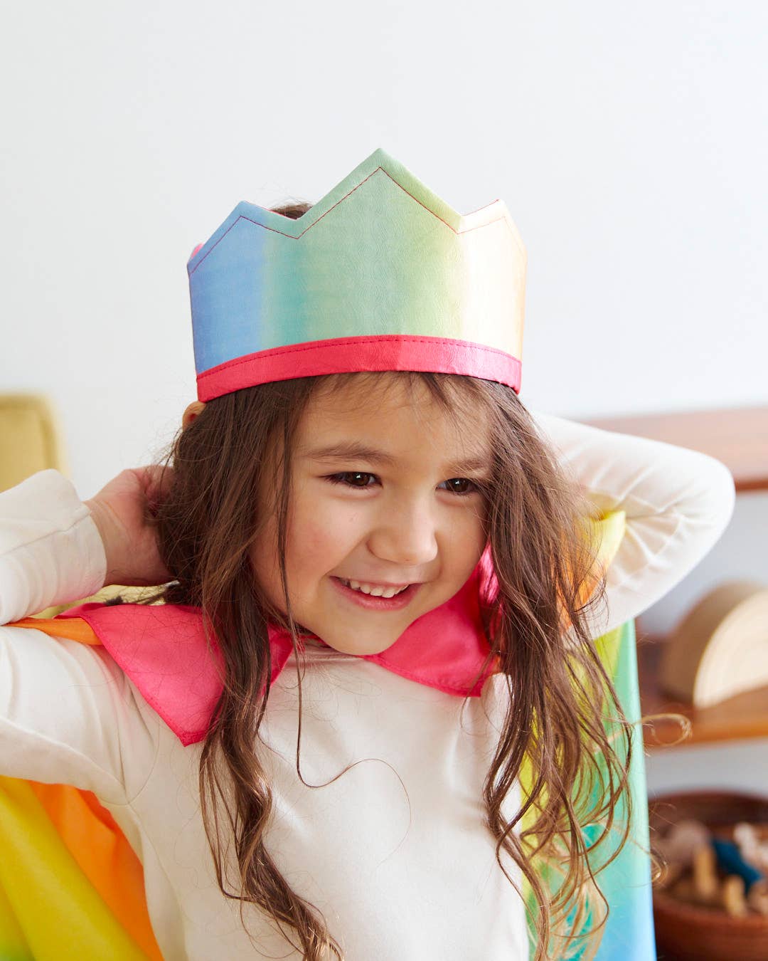 Rainbow Silk Crown
