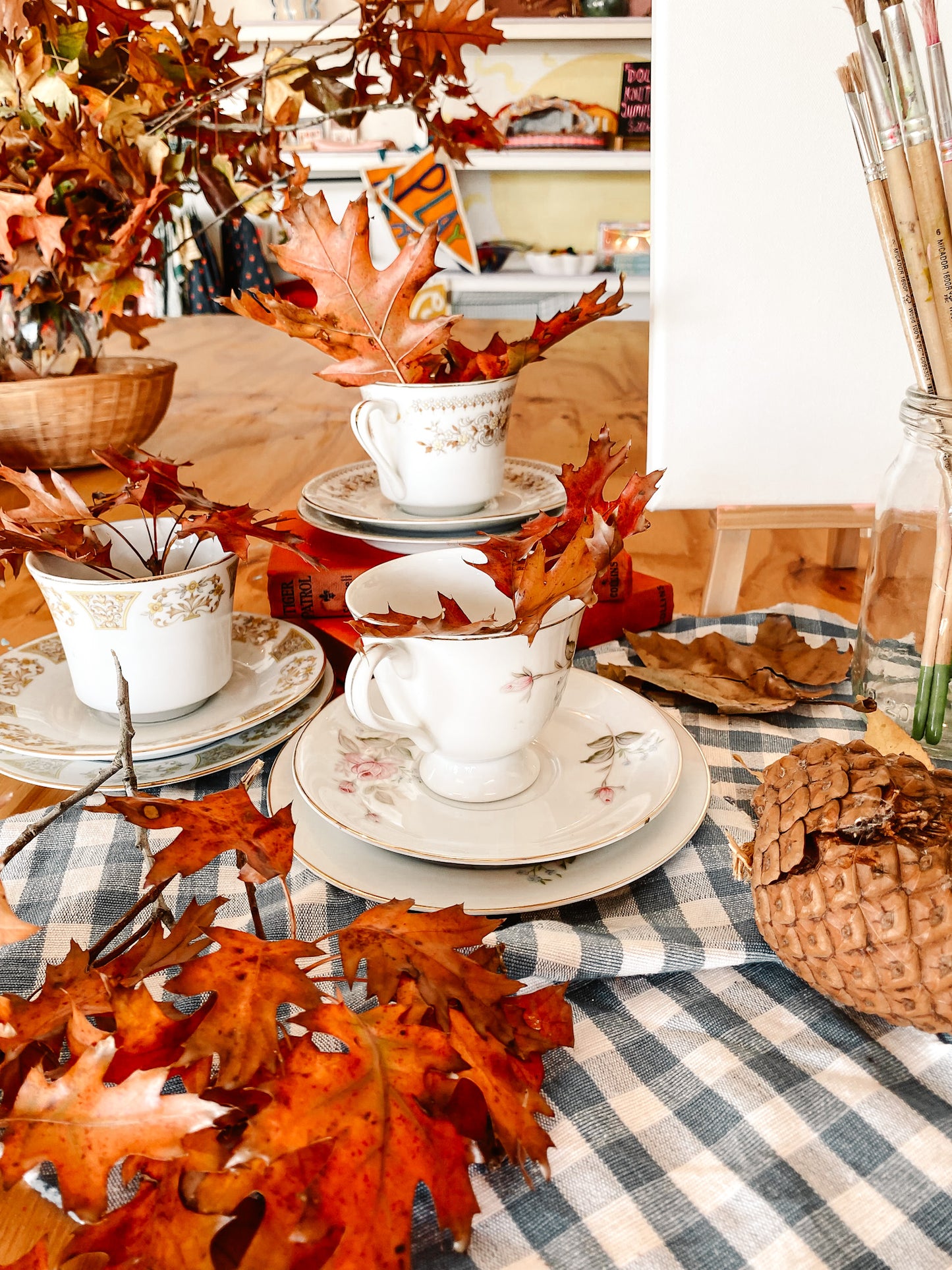Autumn Multi Media Tea cup