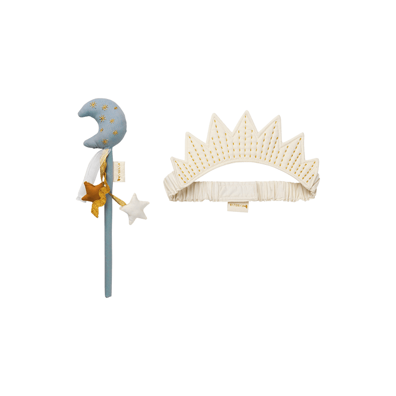 Fabelab - Dress-up Moon Fairy Wand and Tiara set