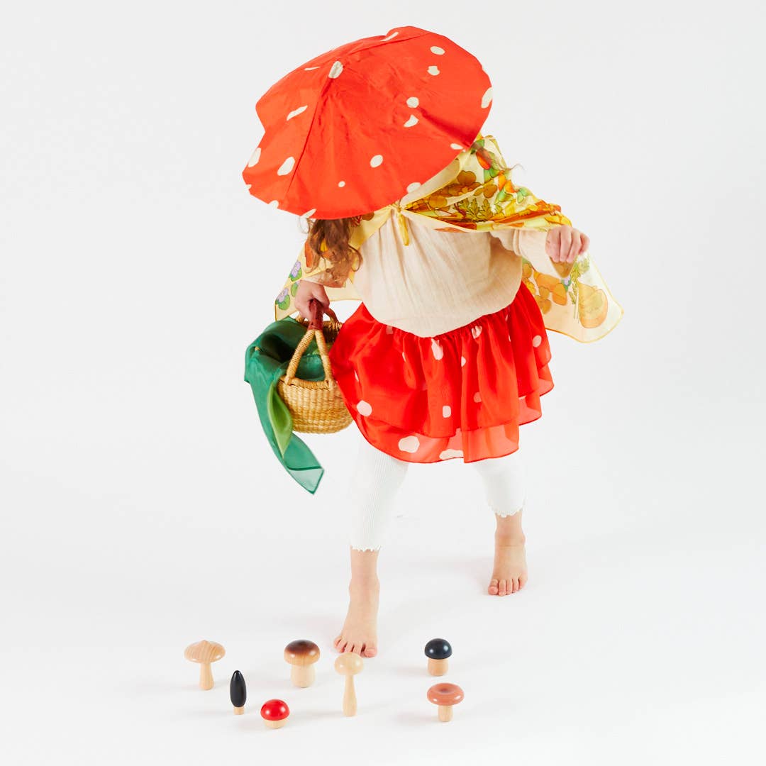 Mushroom Tutu - Pure Mulberry Silk