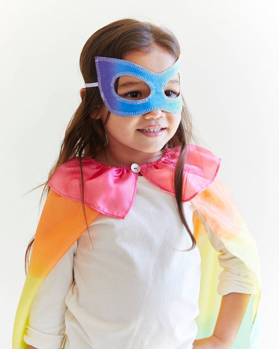 Rainbow Silk Mask