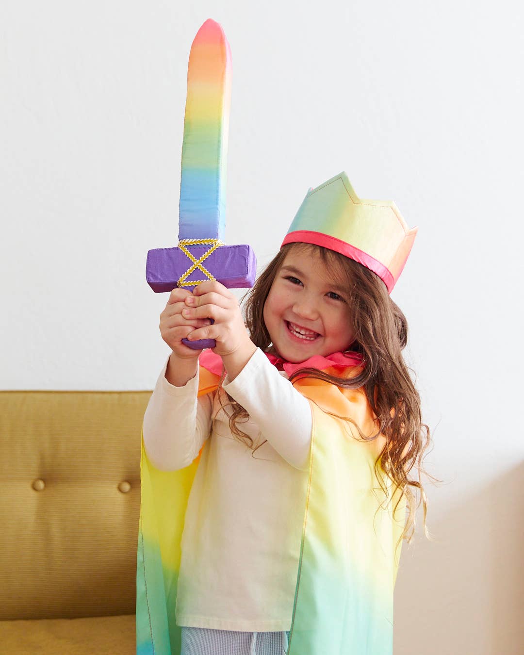 Soft Sword for Kids Pretend Play - Made of Natural Silk