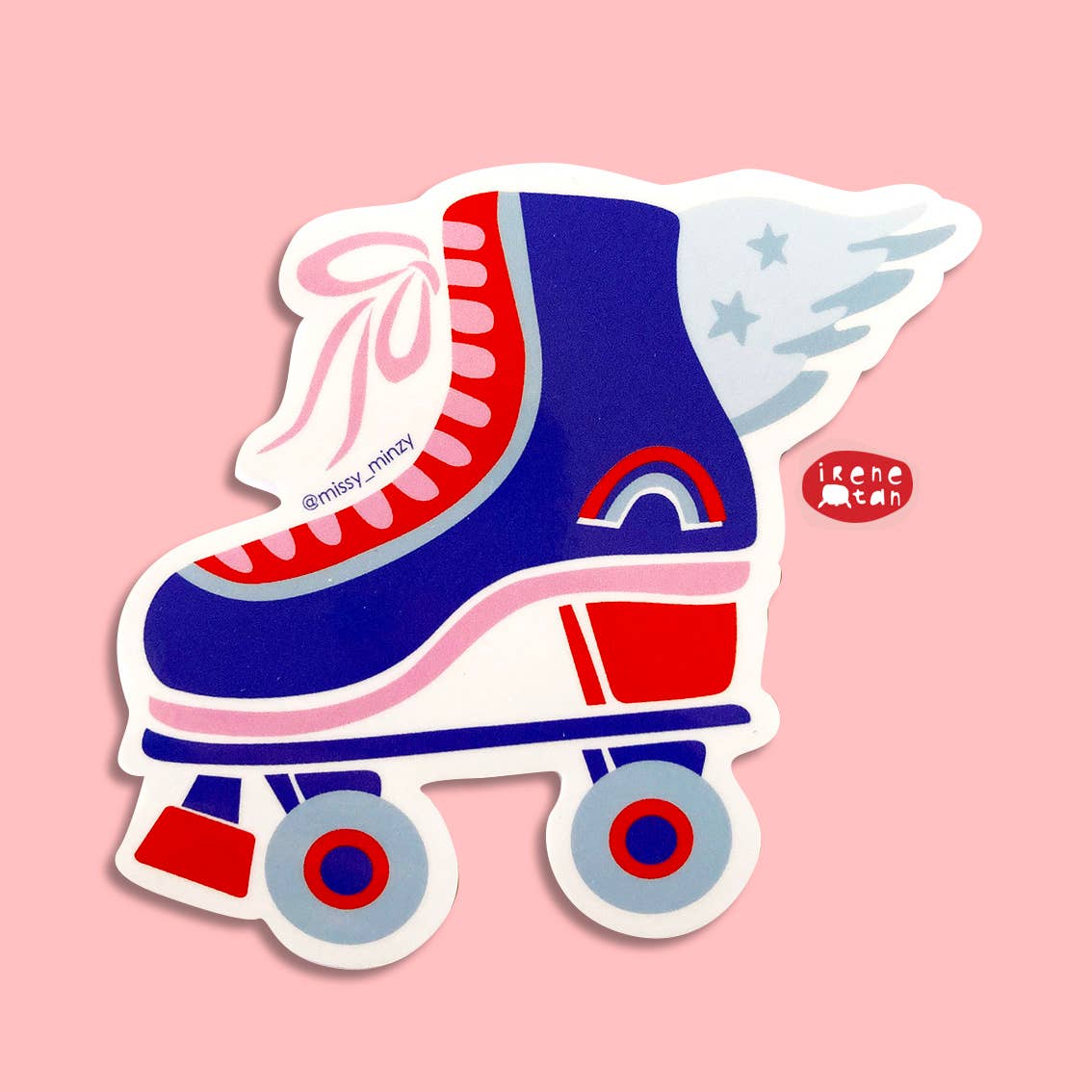 Roller Skates Vinyl Sticker