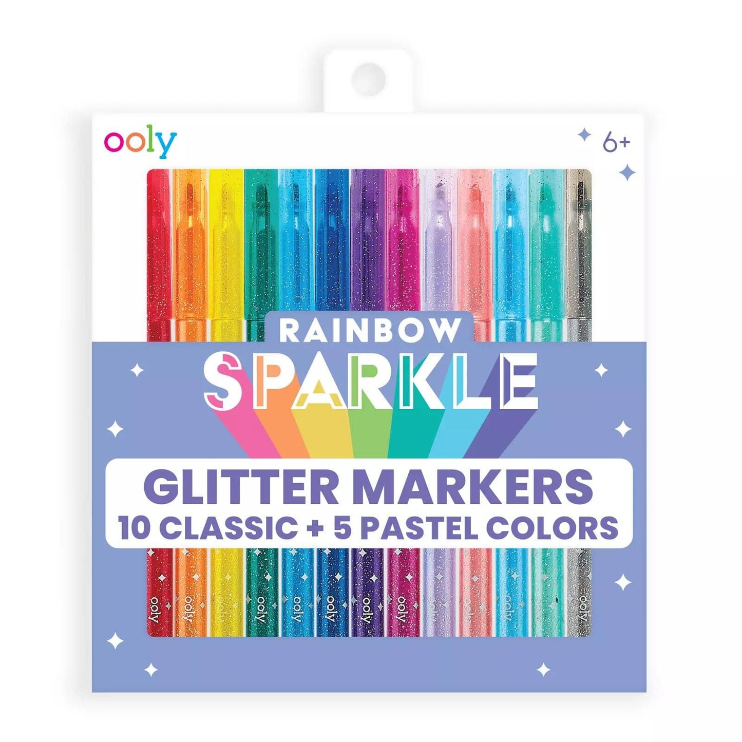 Rainbow Sparkle Glitter Markers