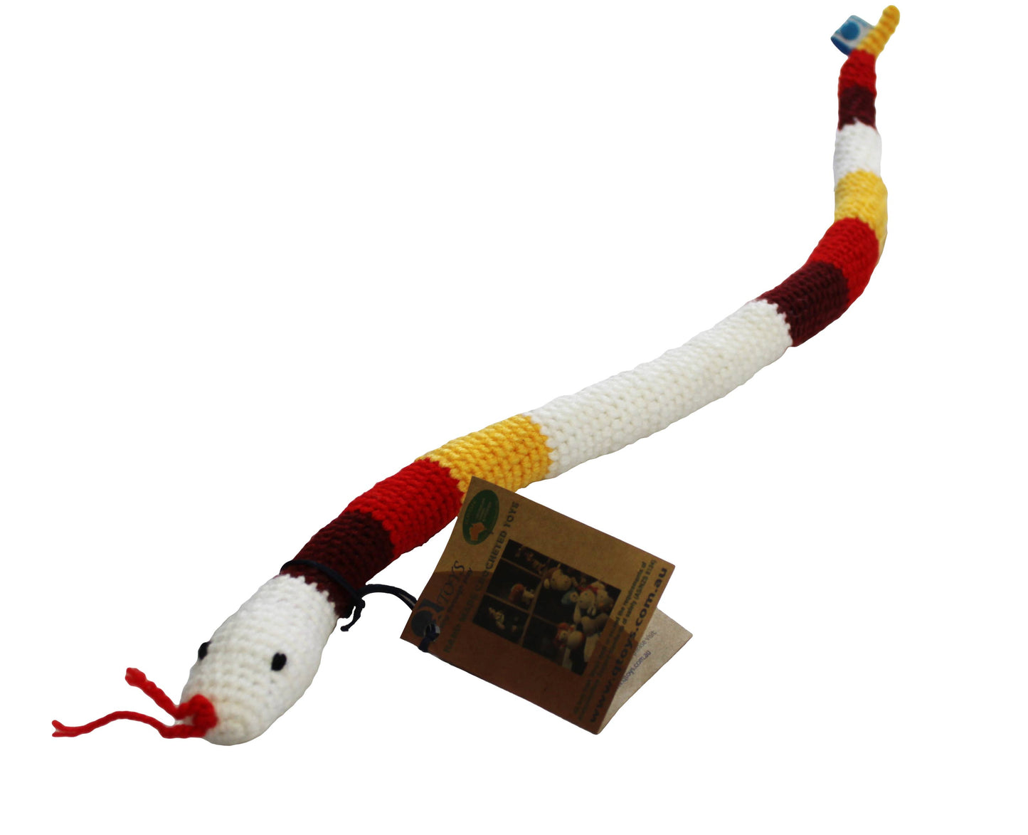 Knitted rattling Snake