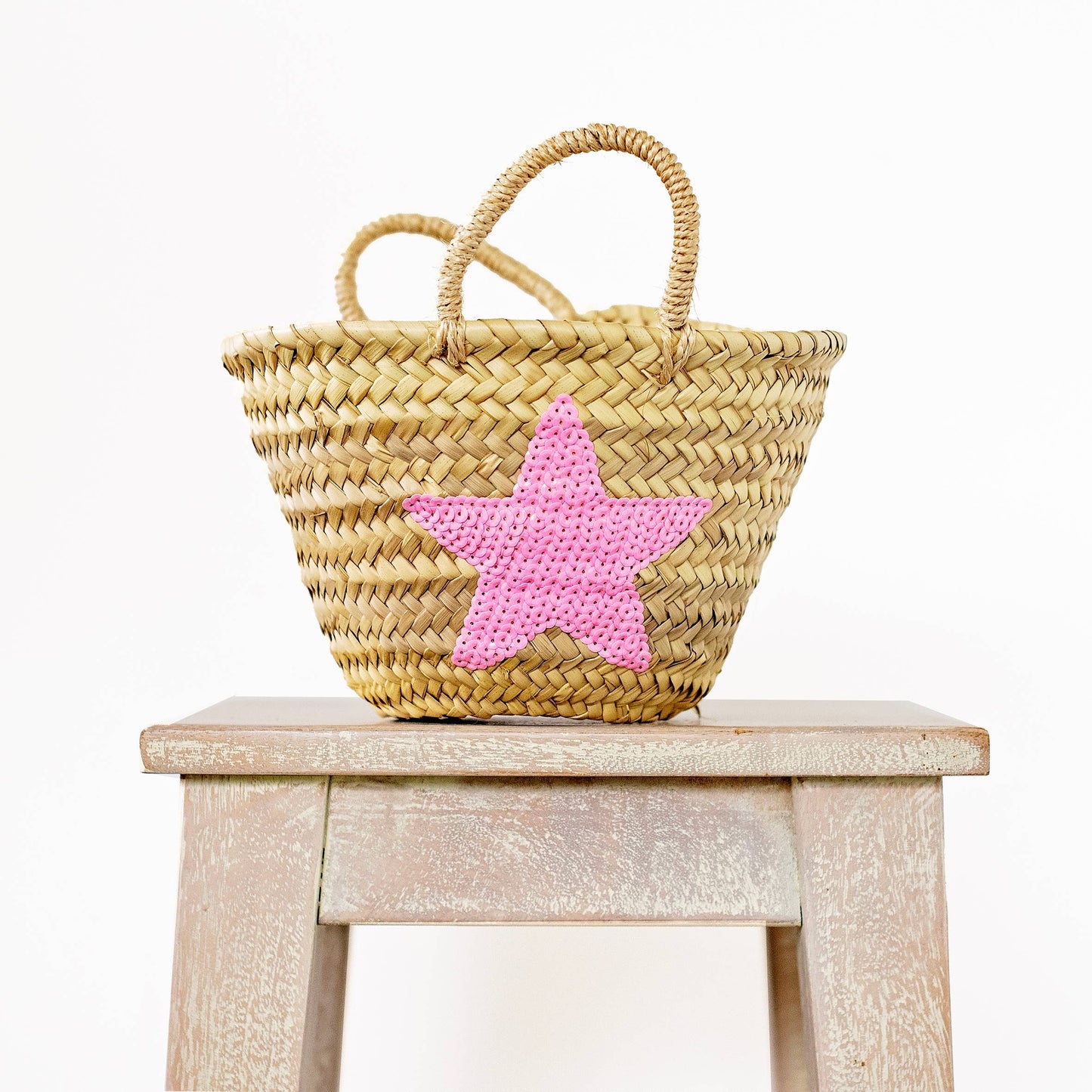 Baby Pink Star Basket