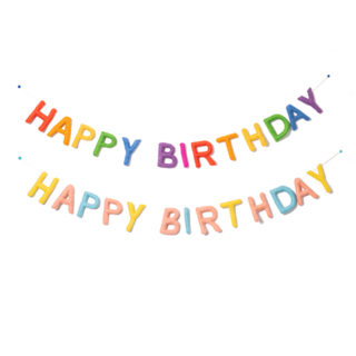 Felt Happy Birthday Garland