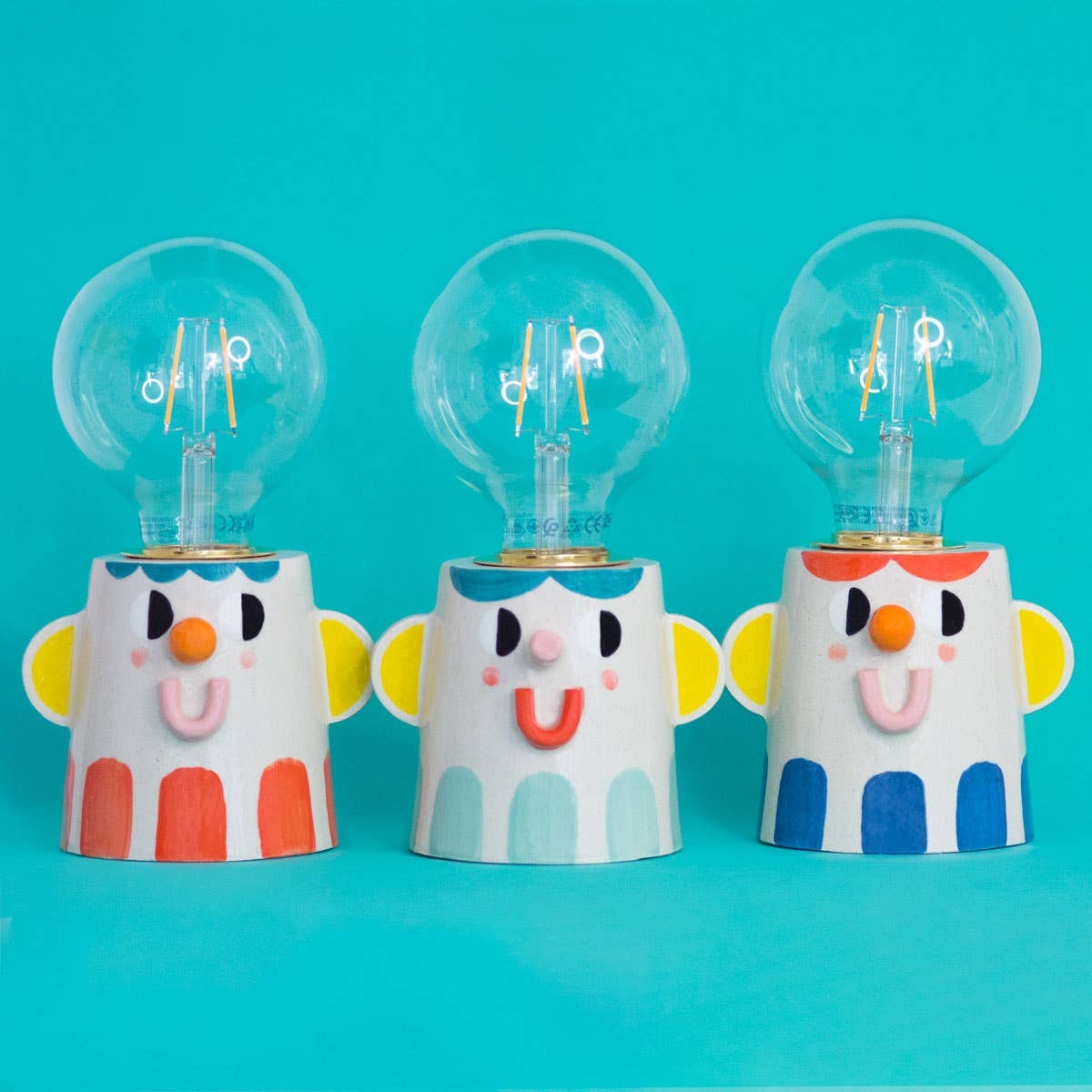 Mint / Good Friend Ceramic Lamp