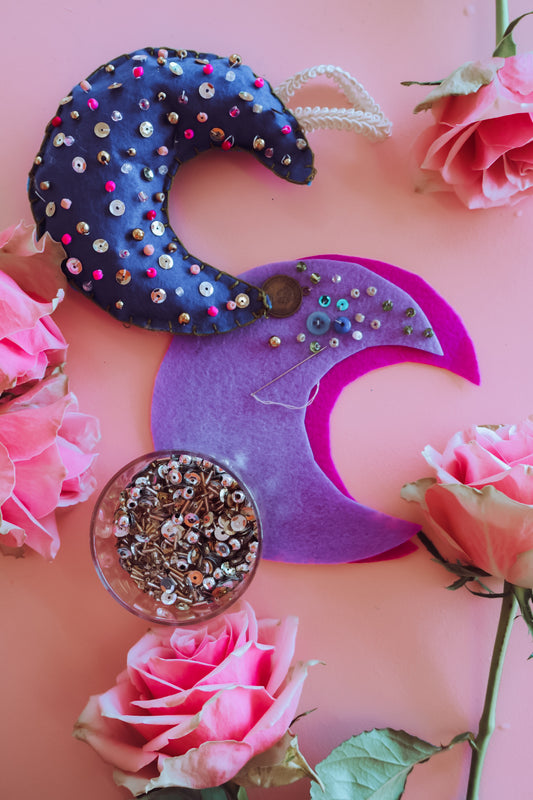 Winter Solstice - Beaded Moon Hangings  (8 years+) Friday 18th July 11-12:30