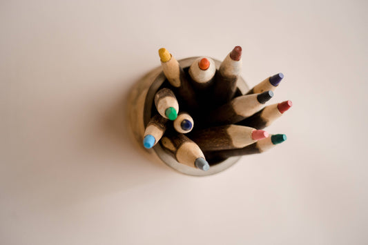 Tree Color Pencils With Holder