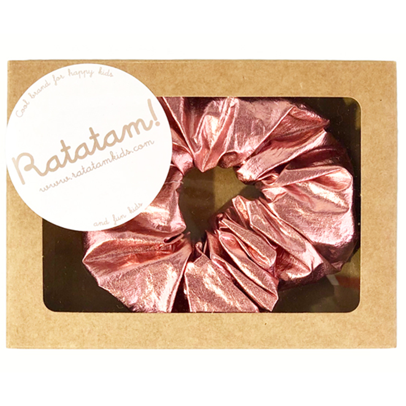 The elastic metallic scrunchie