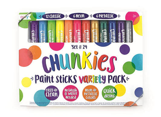 Ooly Chunkie Paint Sticks/Set 24