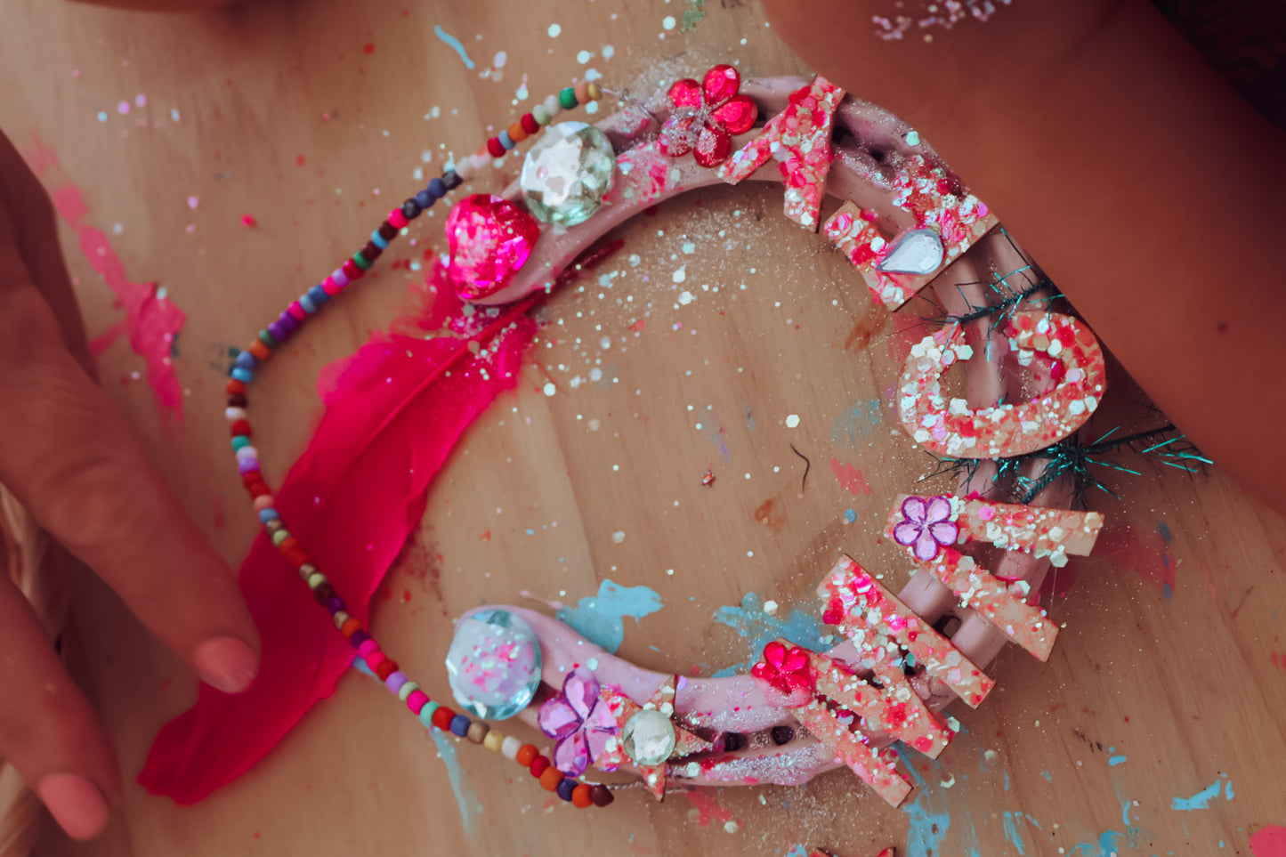 TCMF Workshop - Bedazzled Iron Horseshoe 5+ - Wednesday 21st January 2-3:30pm