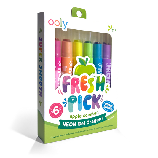 Ooly Crayons - Fresh Pick Scented Gel Crayons/6