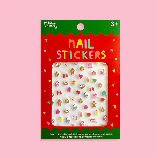 Christmas Nail Stickers, Wearable Art, Nail Art