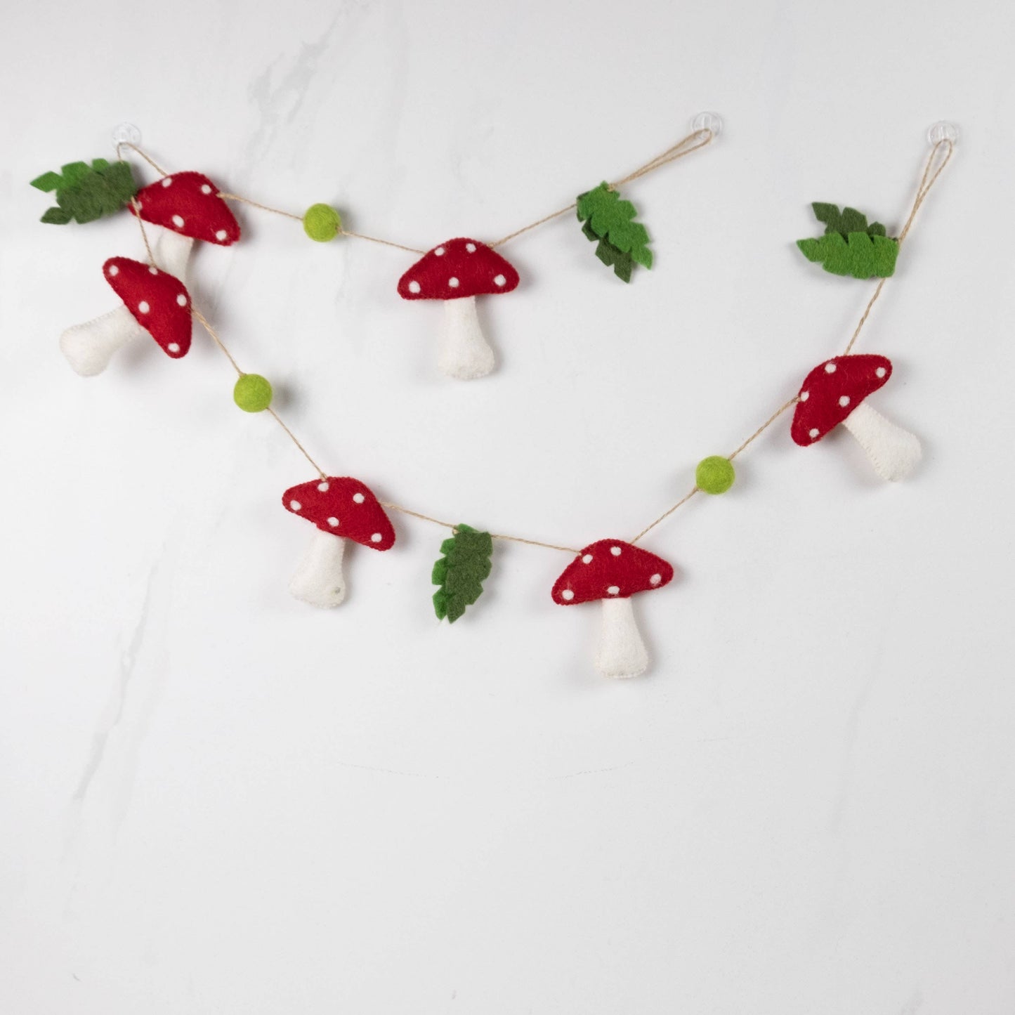 Felt Mushroom Garland