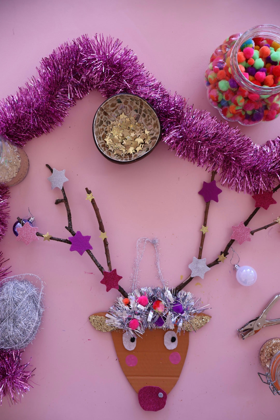 Christmas Workshop - Rudolph Wall Hanger - Saturday 6th December 10:30-12pm