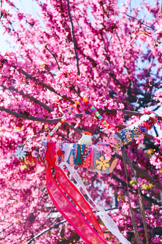 Spring bird wall hanging Tuesday 8th October 11:00 - 12:30 (age 5+)