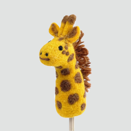 giraffe felt puppet