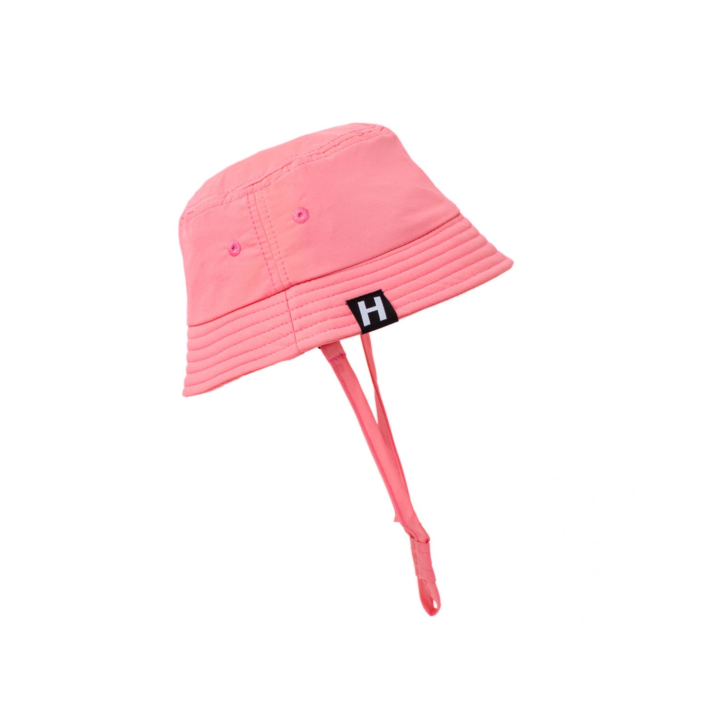 Kids Summer Bucket Hat Sun Protection Pink Smoothie