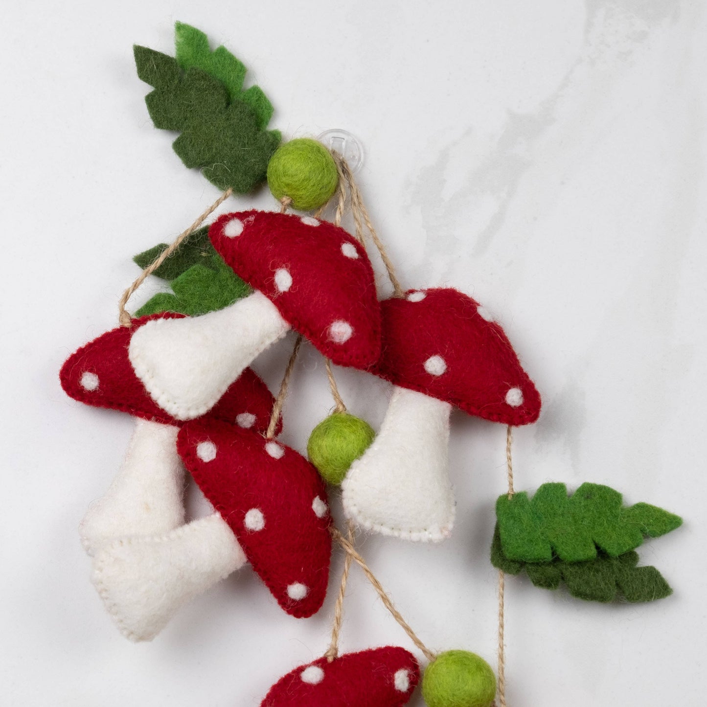 Felt Mushroom Garland