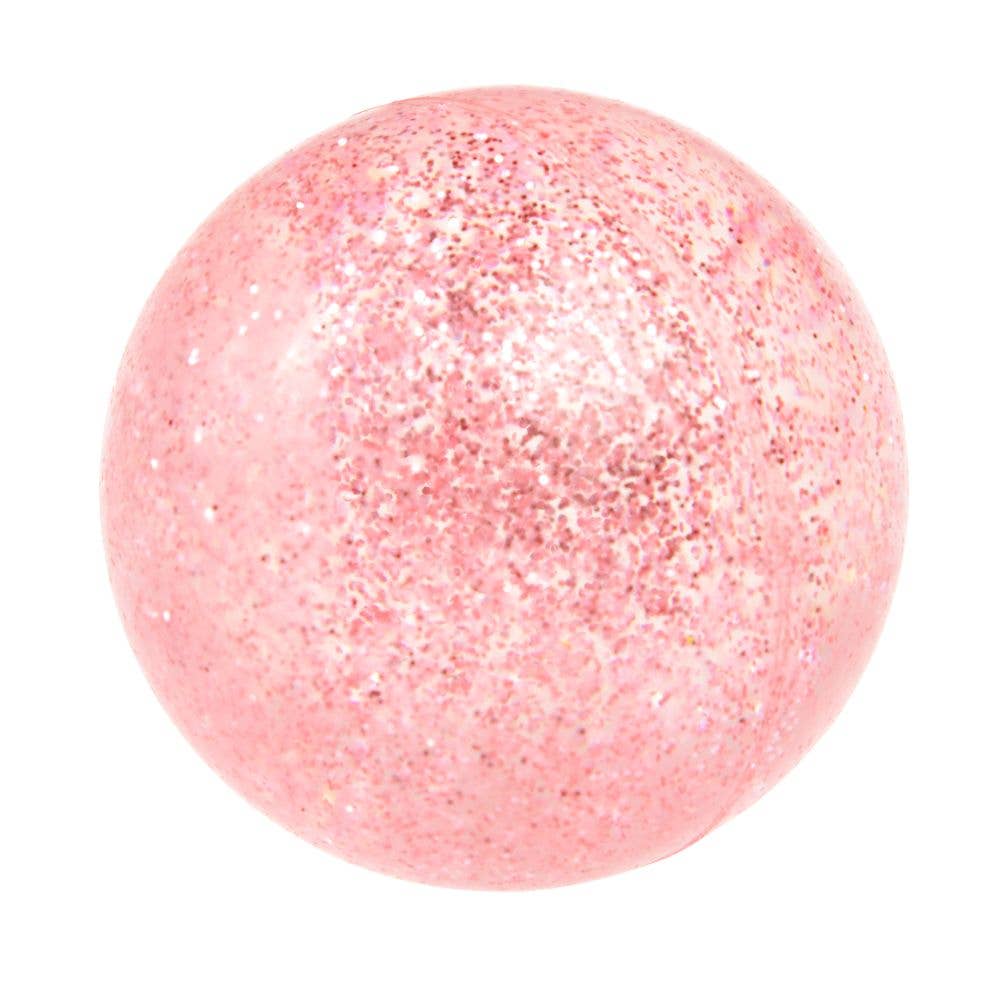 Rex London Glitter Bouncy Ball - Pink cat