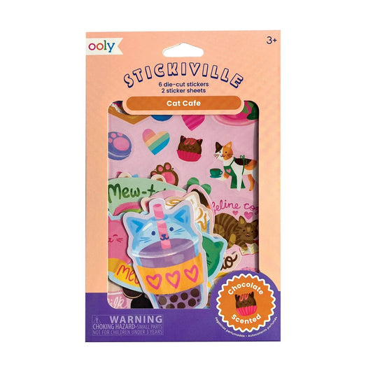 Cat Cafe - Scented stickers