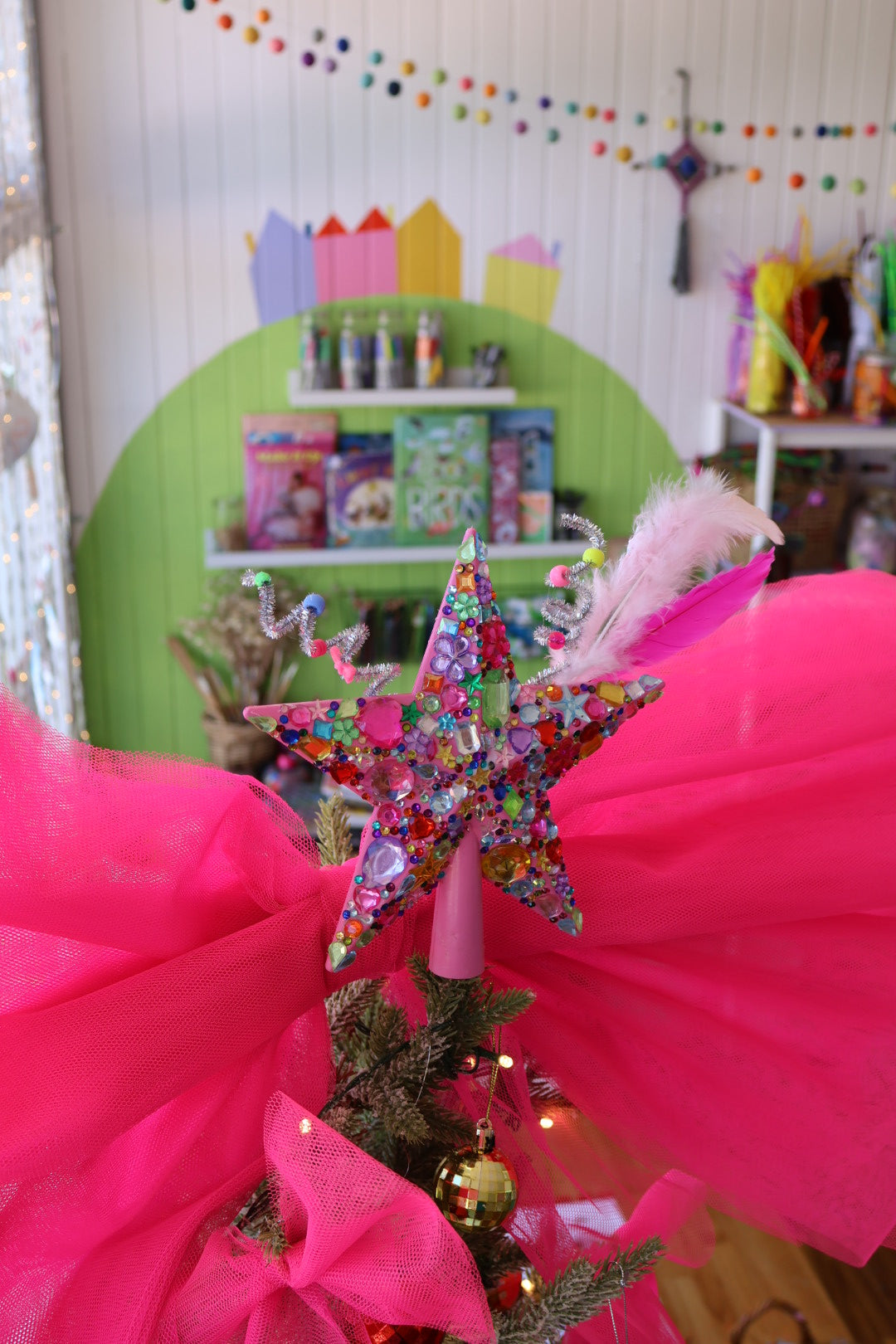 Christmas Workshop - Bedazzled Christmas Star Topper 5+ - Saturday 6th December 2-3:30