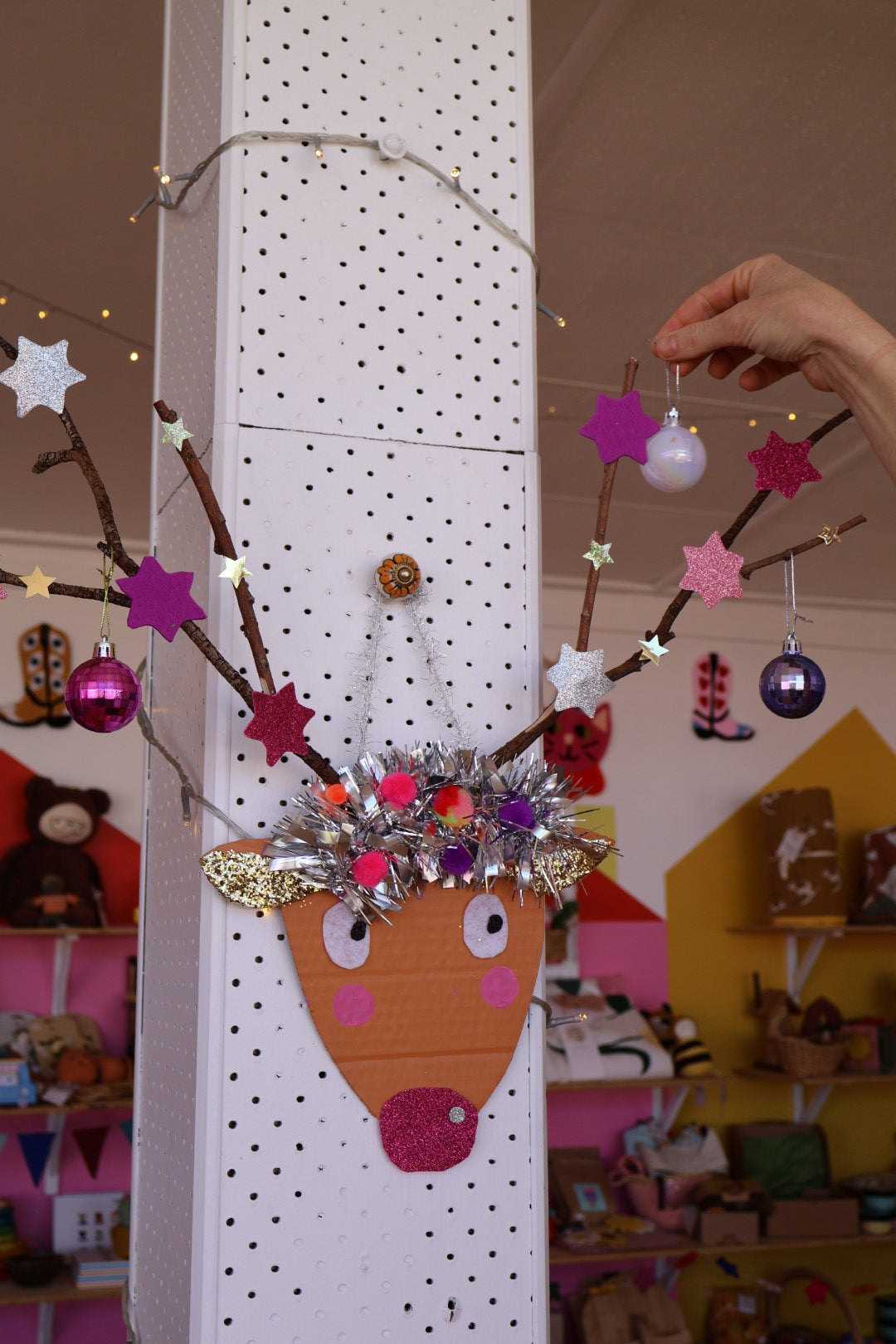 Christmas Workshop - Rudolph Wall Hanger - Saturday 6th December 10:30-12pm