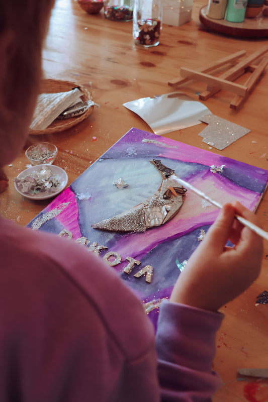 School Holidays - Moon Canvas - Thursday 11th July - 12:30 -2pm